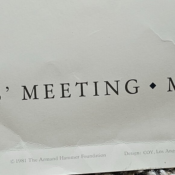 Armand Hammer Collection 1986 Shareholders Meeting Poster Gustave Moreau Salome - Picture 6 of 9